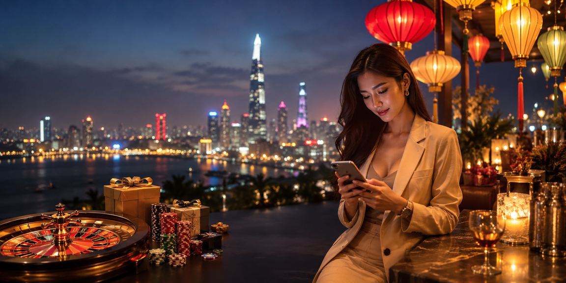 Người chơi trải nghiệm casino trực tuyến tại Hồ Chí Minh vào buổi tối